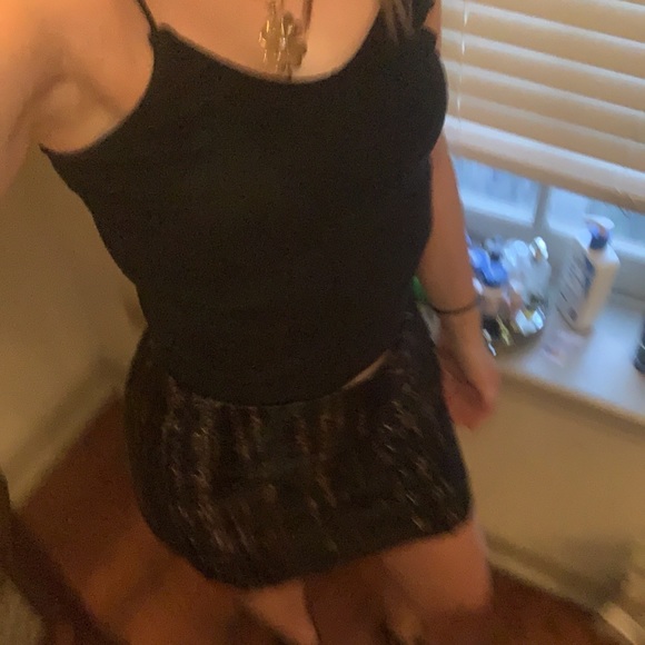 leopard calfskin and leather mini skirt 🐆 - Picture 3 of 11